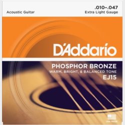 DAddario EJ15 .010 - .047 Acoustic Guitar strings