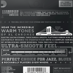 DAddario ECG23 .010 - .048 flat wound Elguitar