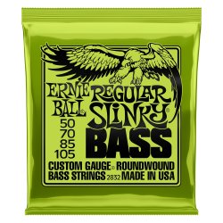 Ernie Ball 2832 almindelige  Slinky 50-105 Bass nikkel