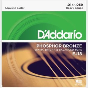 D�Addario EJ18 .014 - .059 Phosphor Bronze