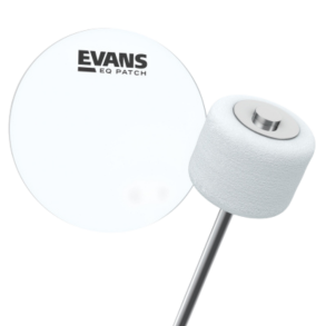 Evans EQPC1 Singel Bass Drum Patch Clear