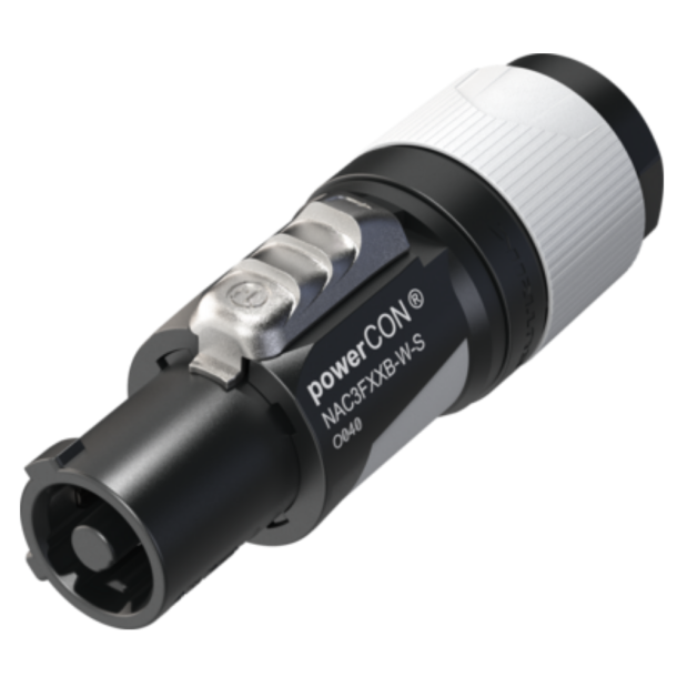 Neutrik NAC3FXXB-W-S Powercon Kabelstik han GR�