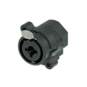 Neutrik Combo stik NCJ10FIS 3 Pol XLR/Jack med lode terminal i sort pladst