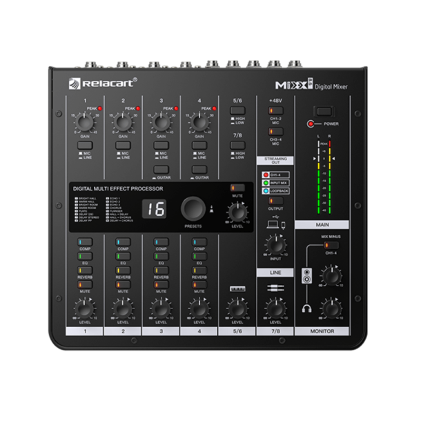 Relacart Mixx-8,6 digital lyd mixer 8 input